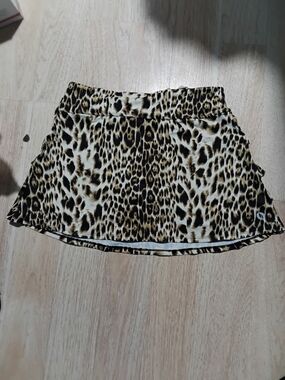 Leopard Print Woman's Skirt - Animal Print Mini Skirt